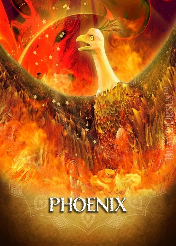 Phoenix Prayer & Altar Card 600x834